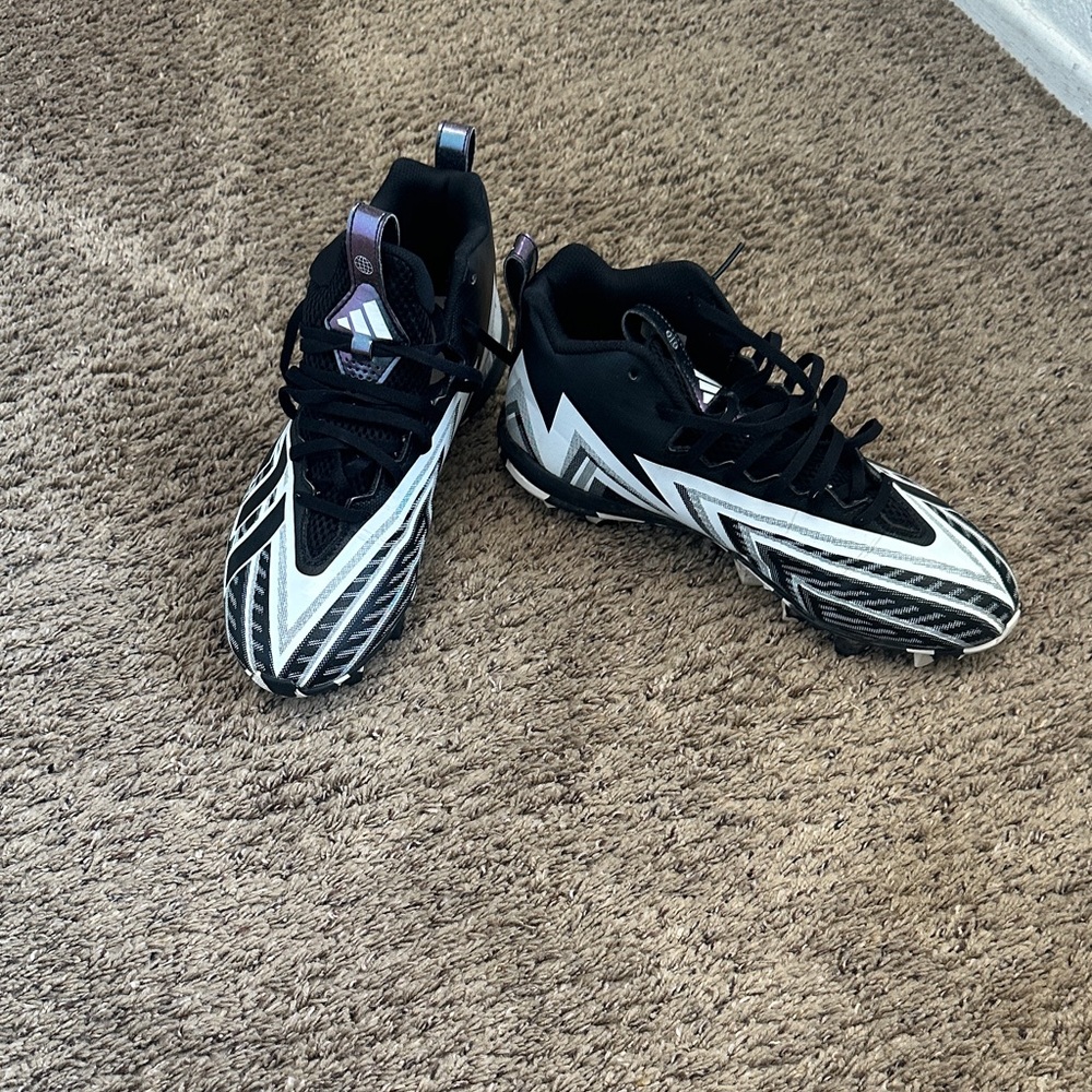 adidas Black and White Athletic Shoes
